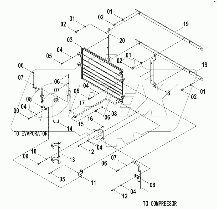 23E0442 (C) AIR CONDITIONING SYSTEM