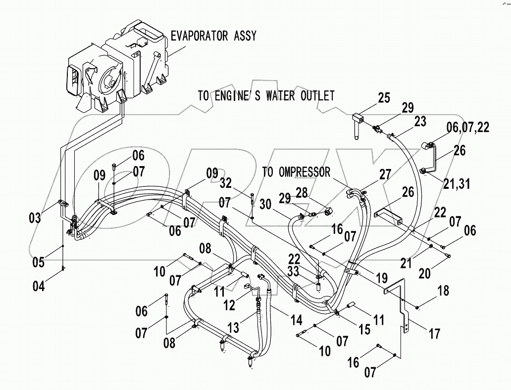23E0442 (E) AIR CONDITIONING SYSTEM