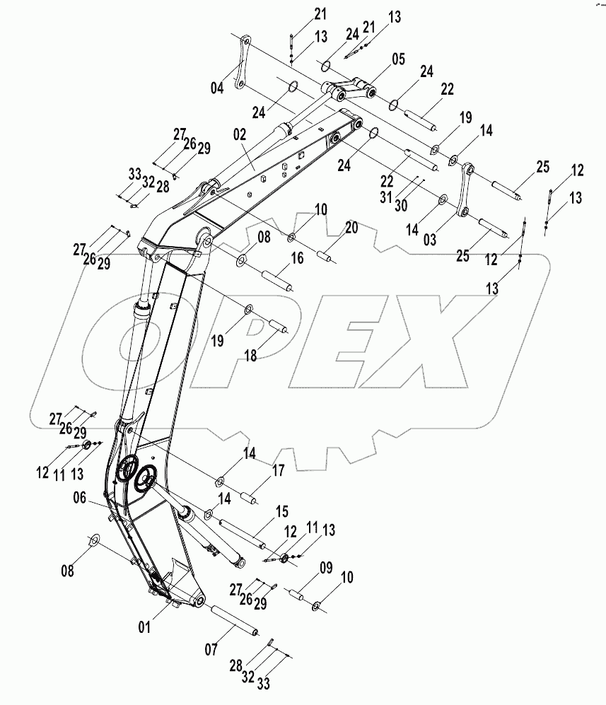 32E1750 002 WORK IMPLEMENT SYSTEM