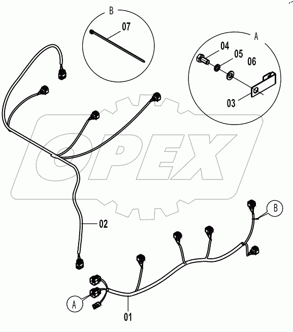  46C3917(E) CAB WIRING AS