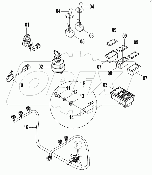  46C3314 001 FLOOR PLATE WIRING AS