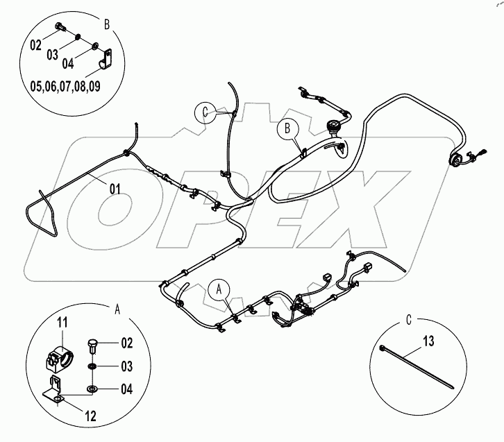 46C3918(H) FRAME WIRING AS