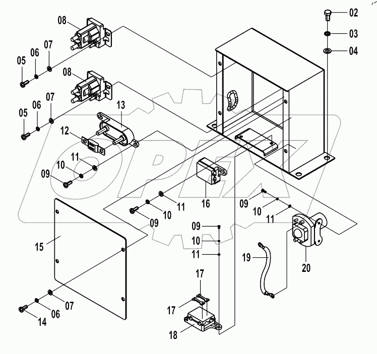  46C3924 000 CONTROL CASE AS