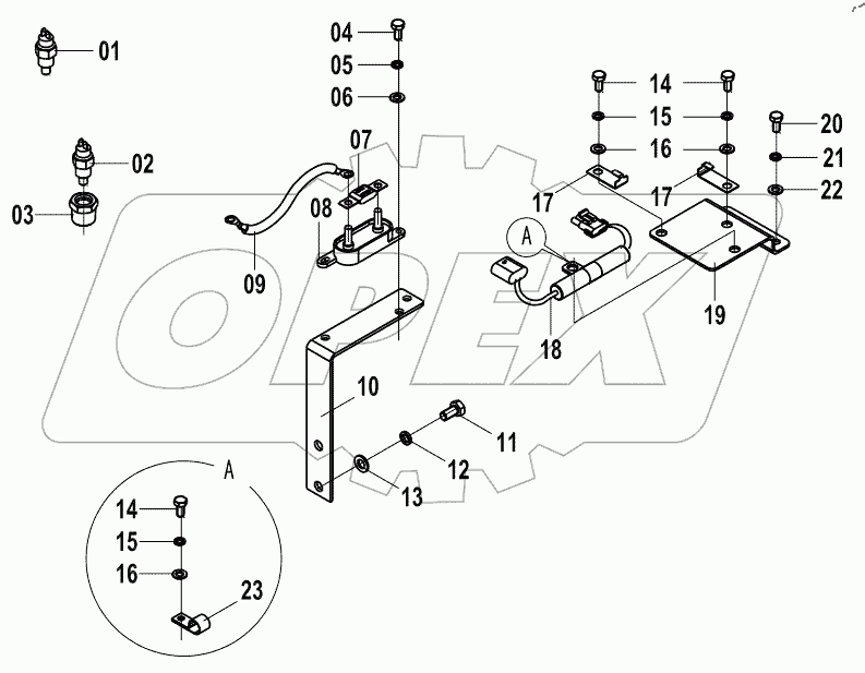  46C3922(A) ENGINE WIRING AS