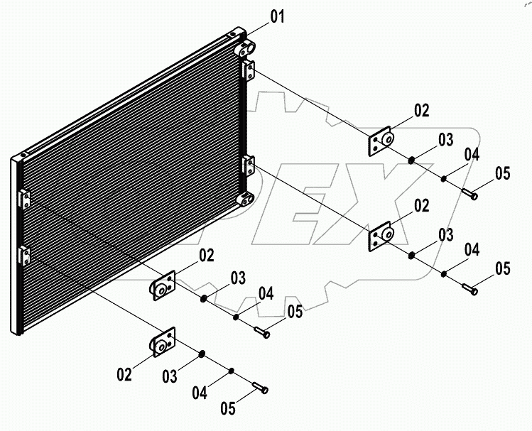  46C3629 001 CONDENSER