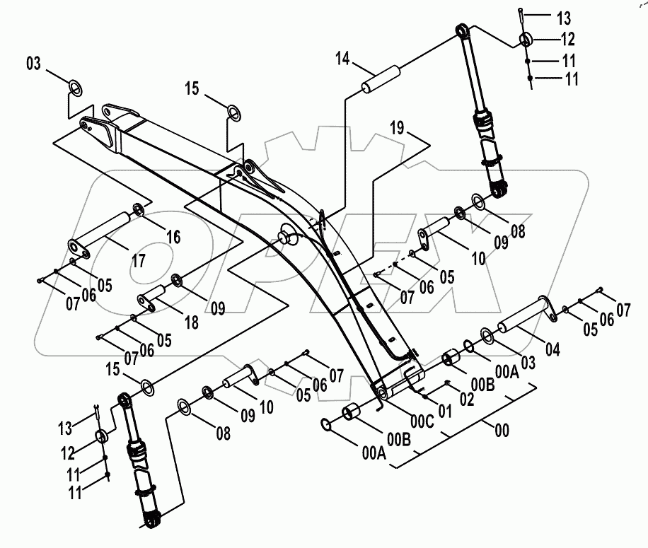  32E0783(A) BOOM ASS`Y
