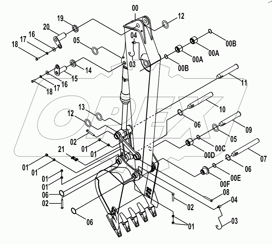  32E0866(B) ARM ASS`Y