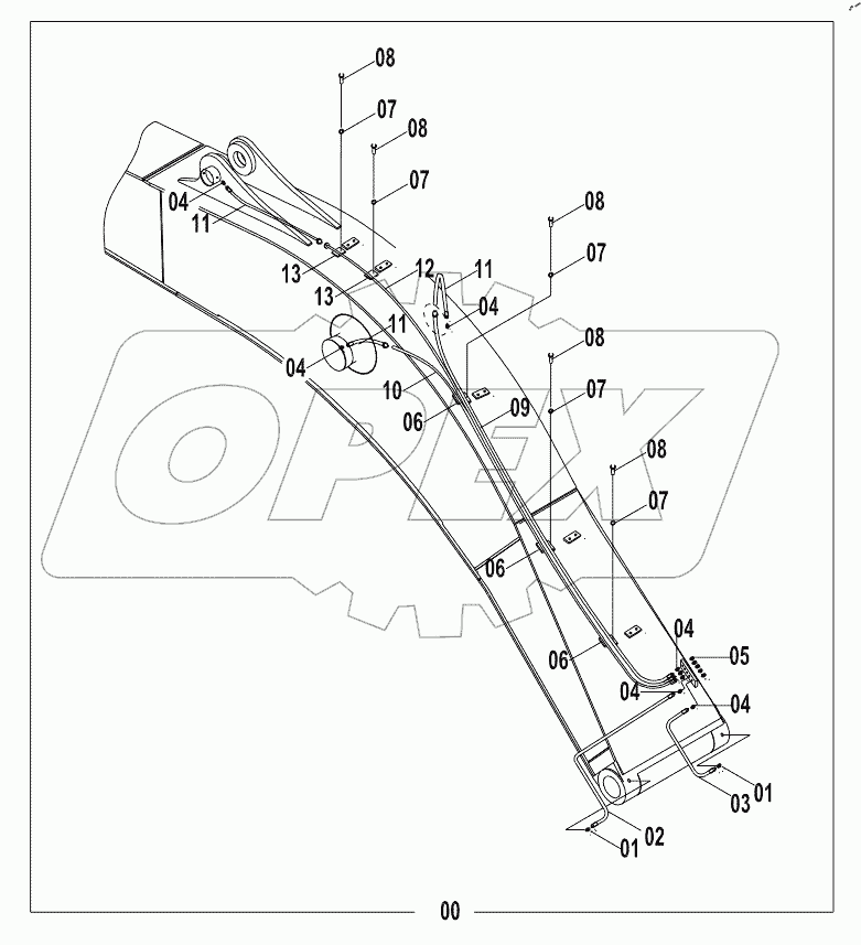  00C0392 000 GREASE LINES