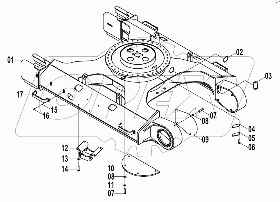  33E0082(A) TRACK FRAME