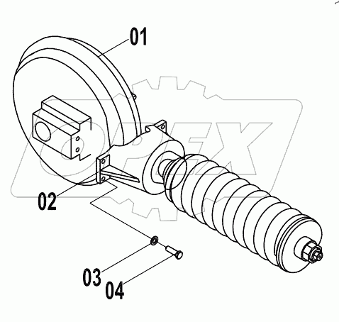  33E0082(D) TENSION DEVICE