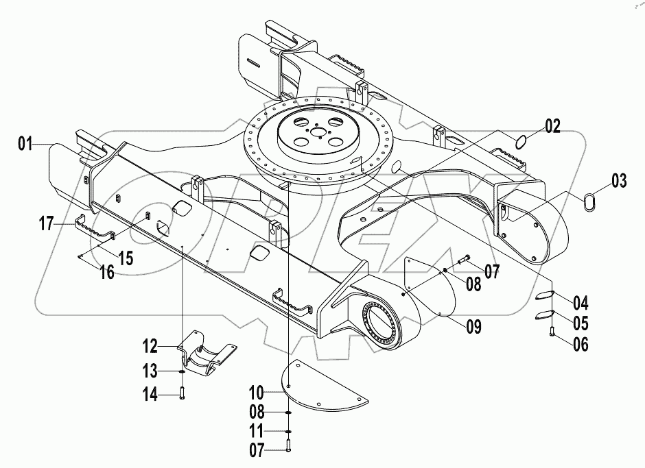  33E0091(A) TRACK FRAME