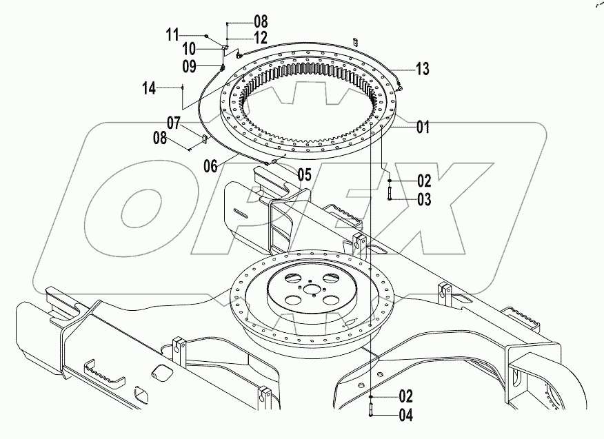  33E0091(B) SWING BEARING