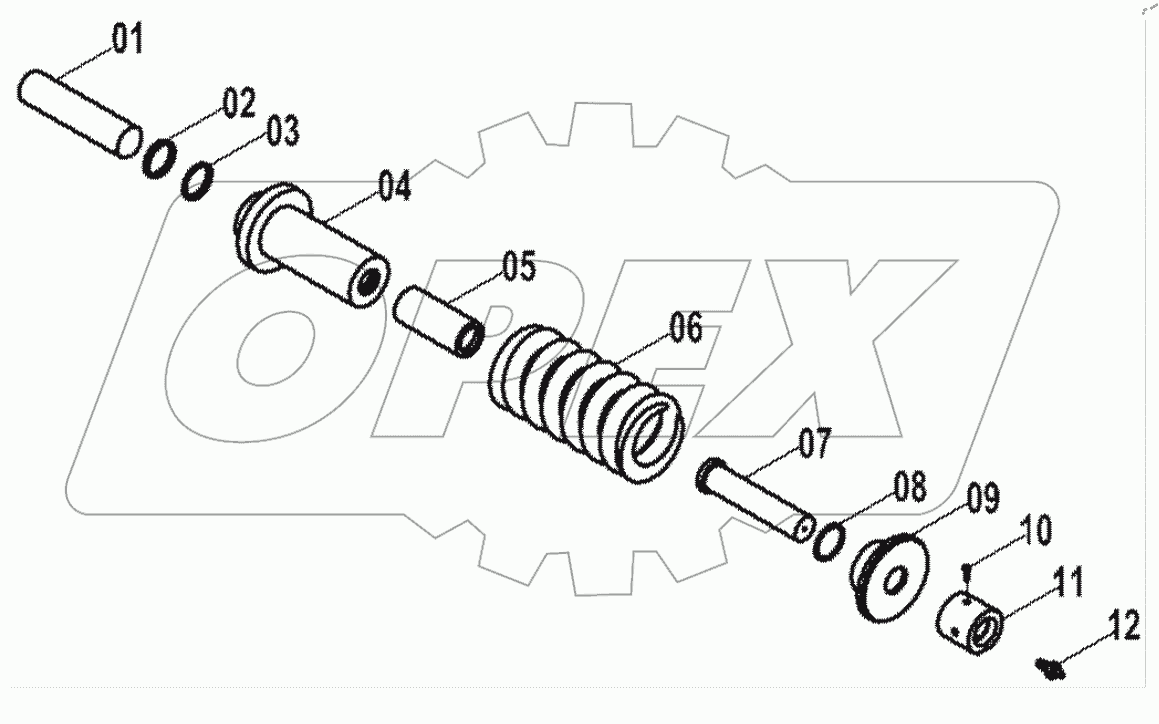  44C0640 001 TENSIONER