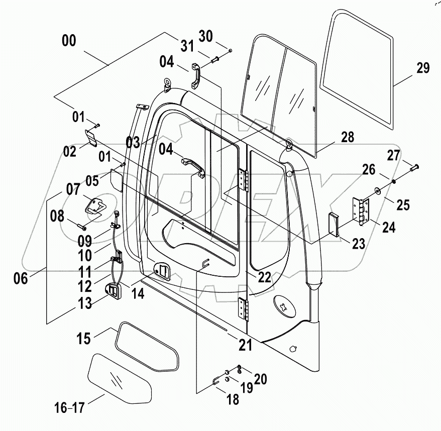  47C1153(B) CABIN ASSY