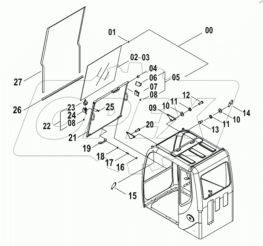  47C1153(E) CABIN ASSY