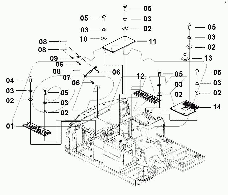  44E0299(B) ENGINE HOOD AS