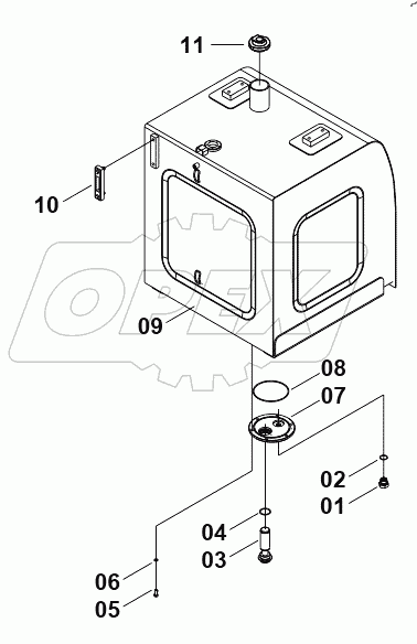  21C0431 000 FUEL TANK