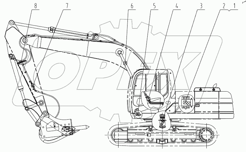  15E0585 000 HYDRAULIC SYSTEM