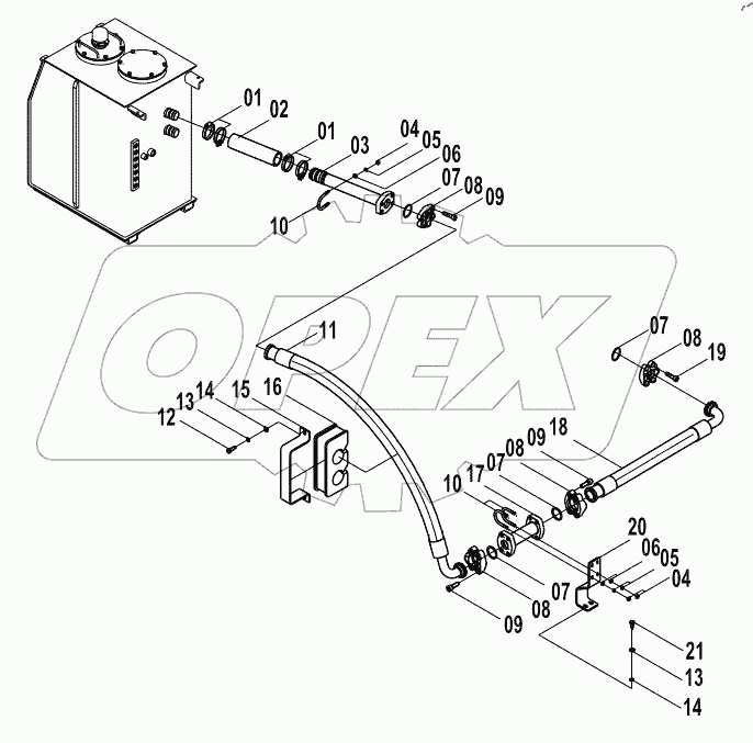  15E0494(I) MAIN HYDRAULIC PIPING (7)