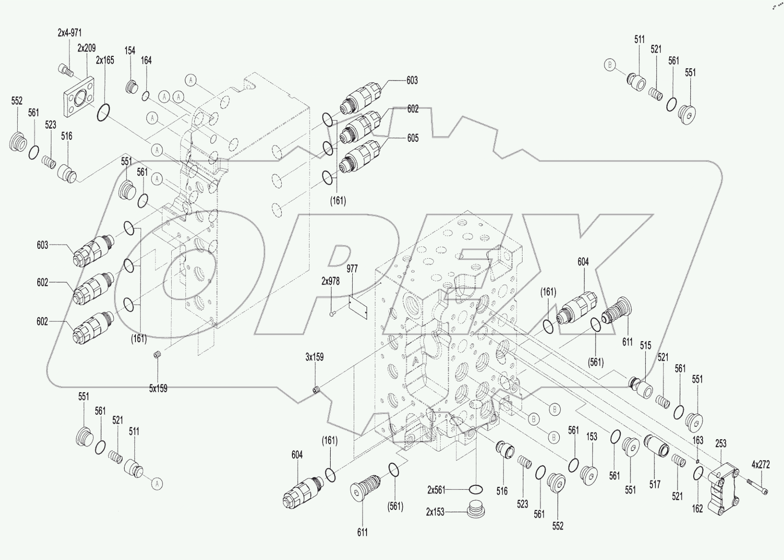  12C2158 000 MAIN CONTROL VALVE