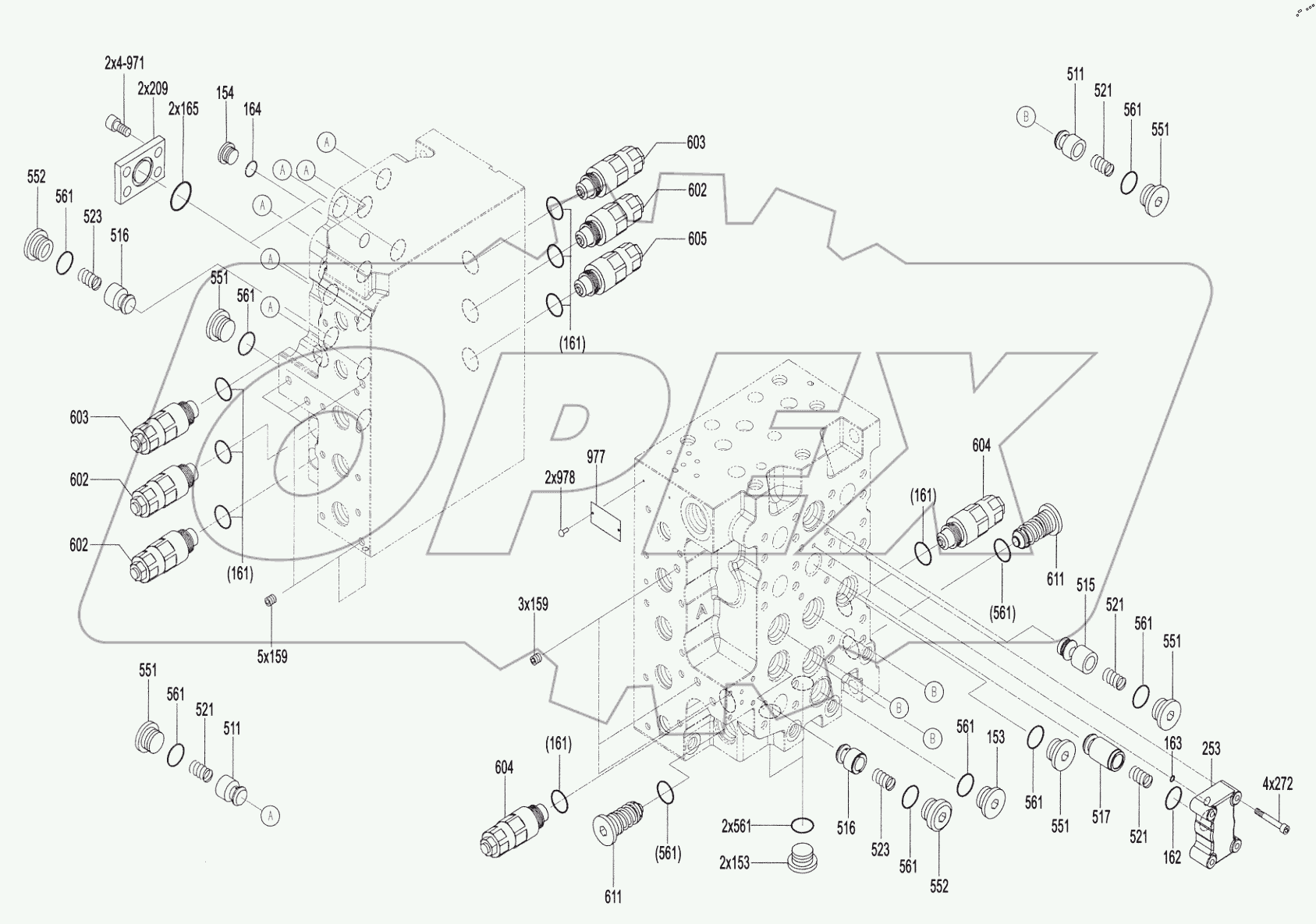  12C2466 000 MAIN CONTROL VALVE