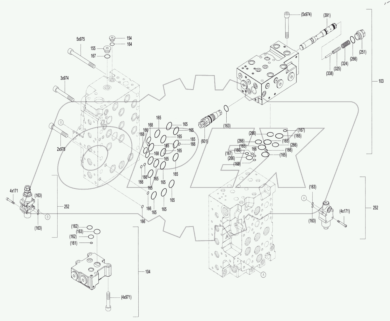  12C2466 000 MAIN CONTROL VALVE