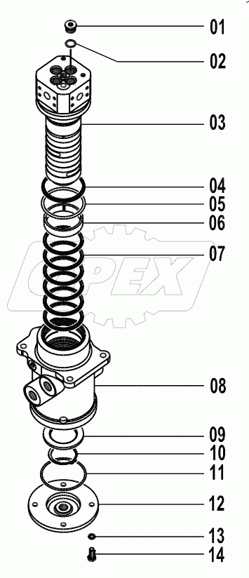  12C0240 001 ROTARY CONNECTION