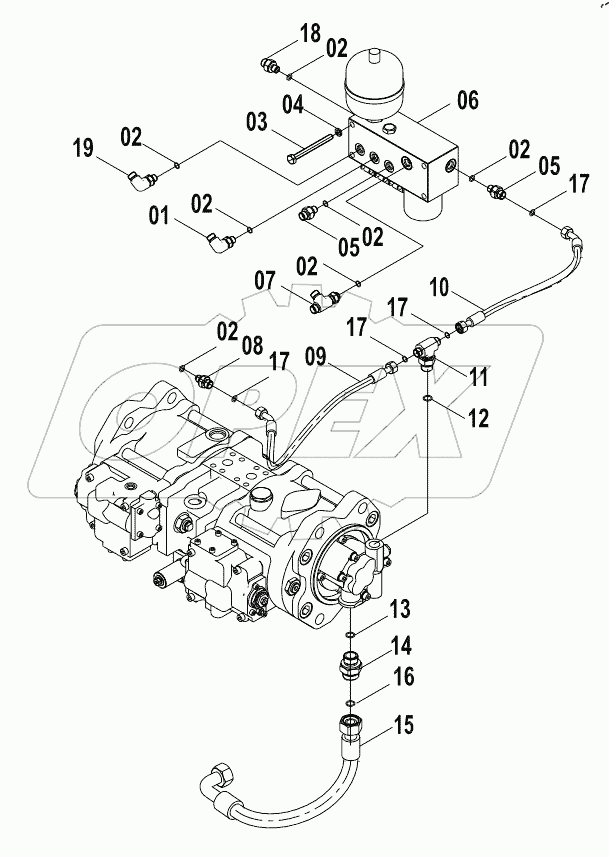  12E0115(A) PILOT HYDRAULIC SYSTEM (A)