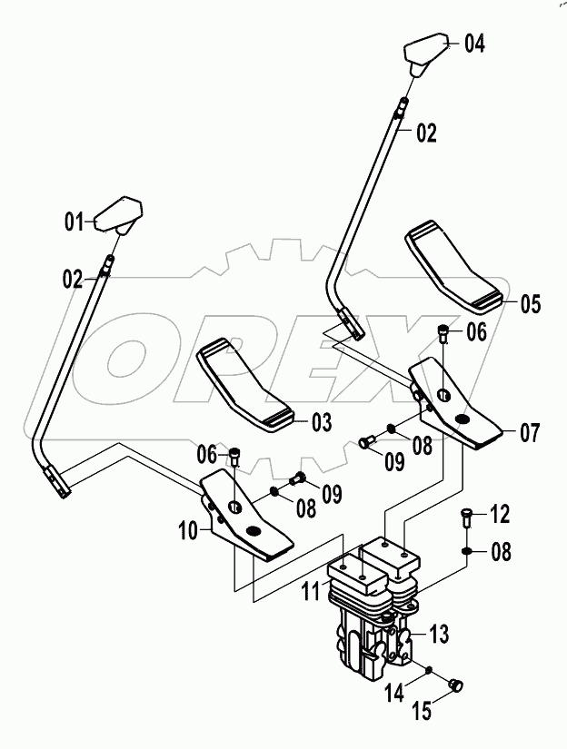  12E0115(G) PILOT HYDRAULIC SYSTEM (G)