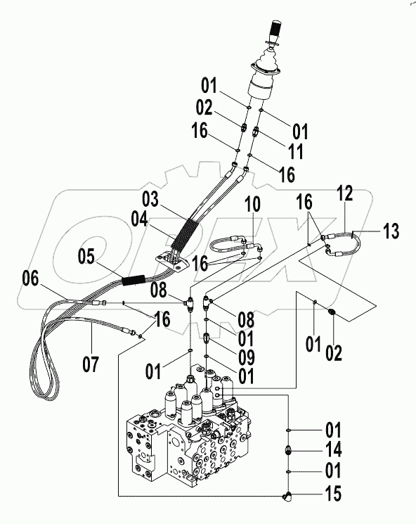  12E0115(H) PILOT HYDRAULIC SYSTEM (H)