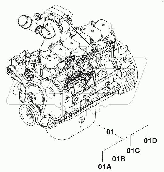  00E0537(A) ENGINE