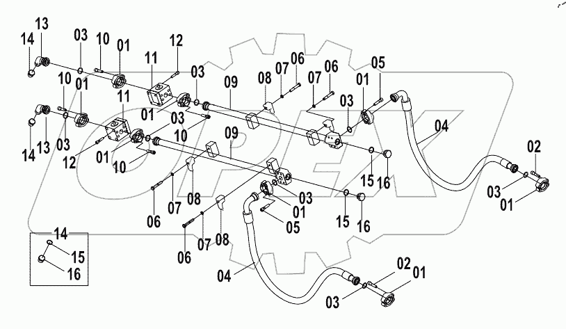  11E0487(C) ATTACHMENT WORK LINES