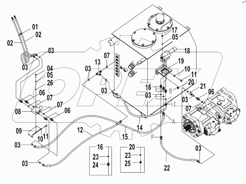  12E0133(A) QUICK CONNECTOR CONTROL LINES
