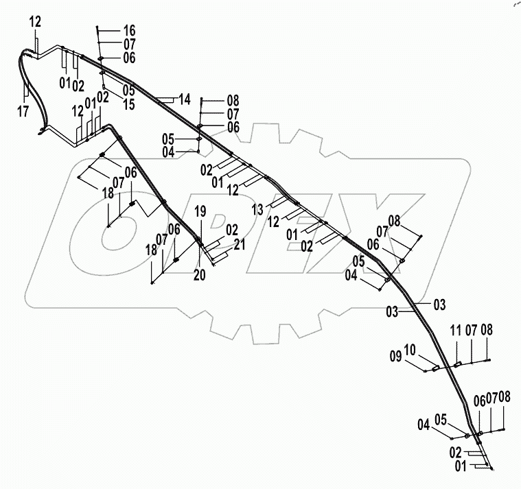  12E0133(B) QUICK CONNECTOR CONTROL LINES