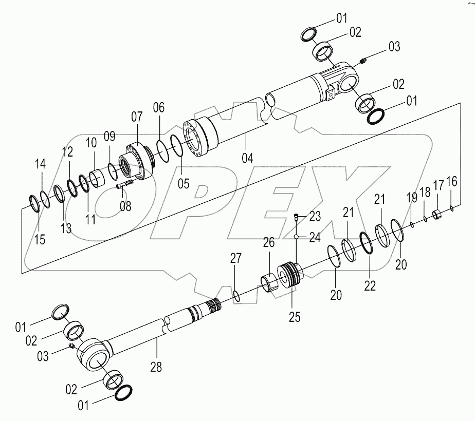 10C1211 000 ARM CYLINDER
