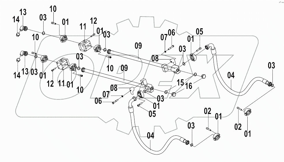 11E0621 ATTACHMENT WORK LINES (C)