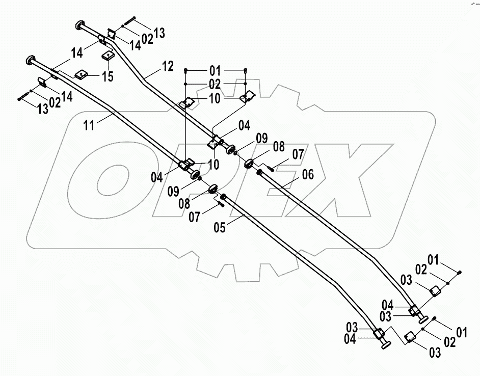 11Е0522 ATTACHMENT WORK LINKS (В)