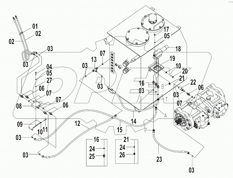 12E0130 QUICK CONNECTOR CONTROL LINES (A)