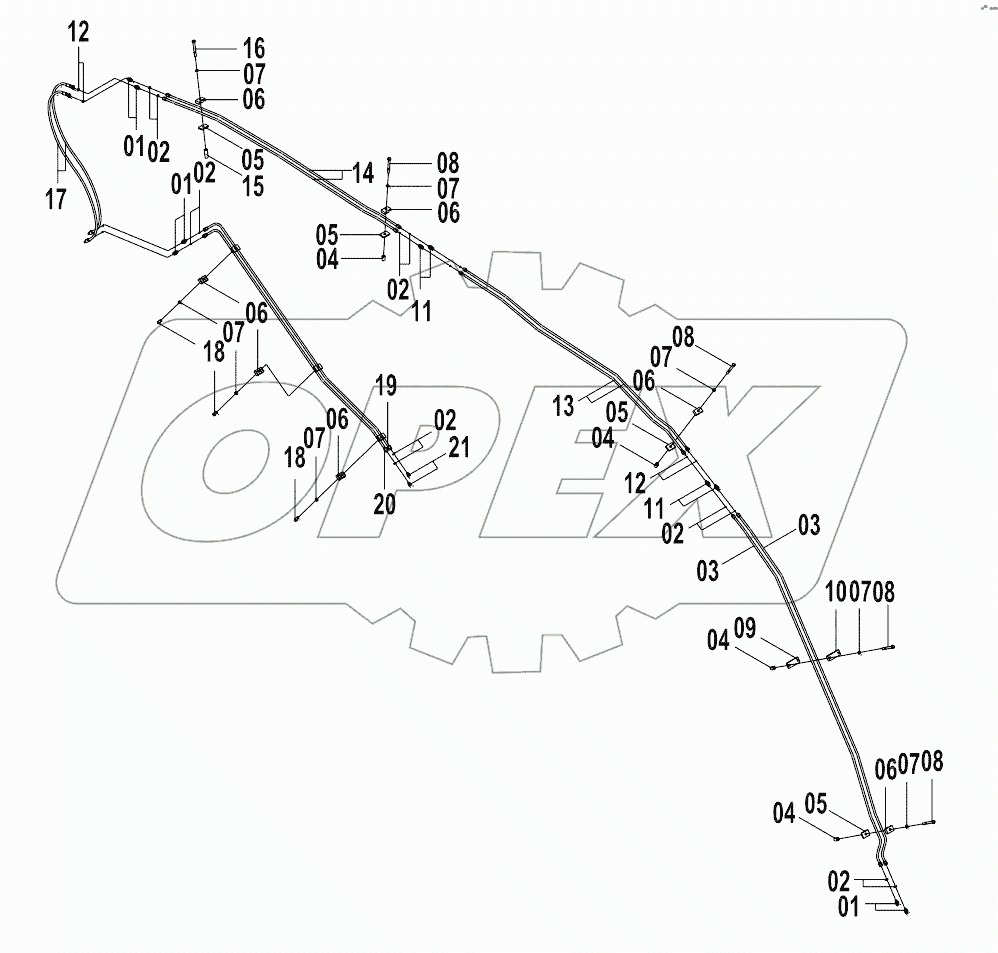 12E0130 QUICK CONNECTOR CONTROL LINES (B)