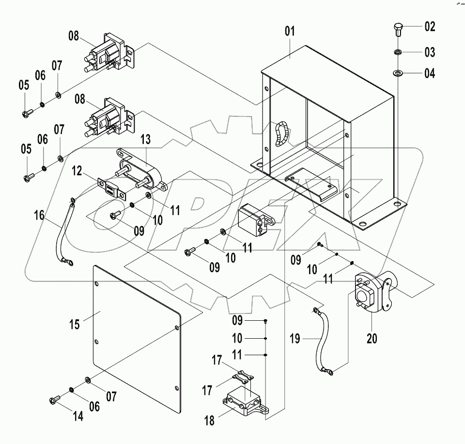 46C5643 000 CONTROL CASE AS