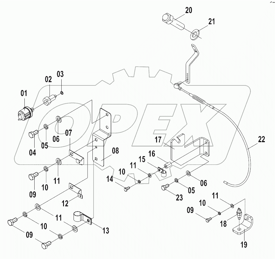 46C3922 ENGINE WIRING AS (B)