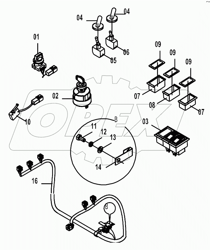 46C3314 002 FLOOR PLATE WIRING AS
