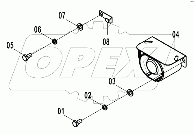 46C3992 000 TRAVEL ALARM WIRING AS