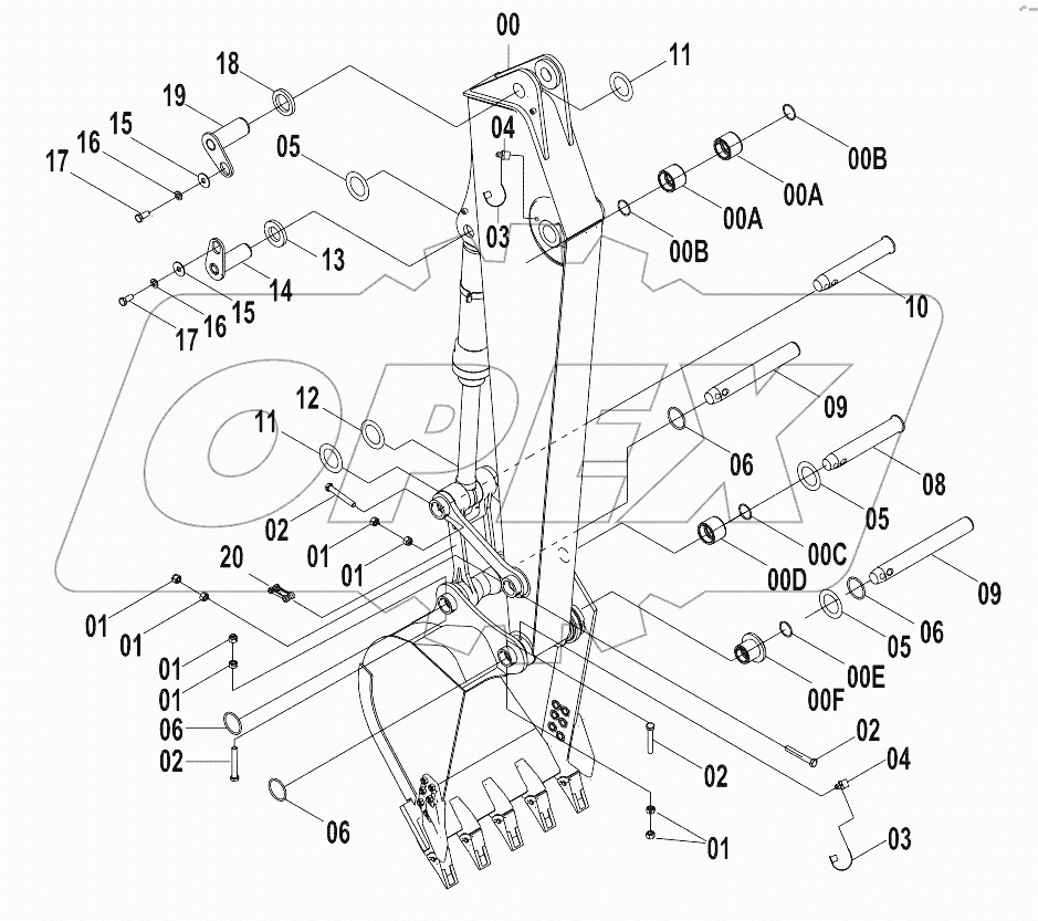 32Е0784 (В) ARM ASSY