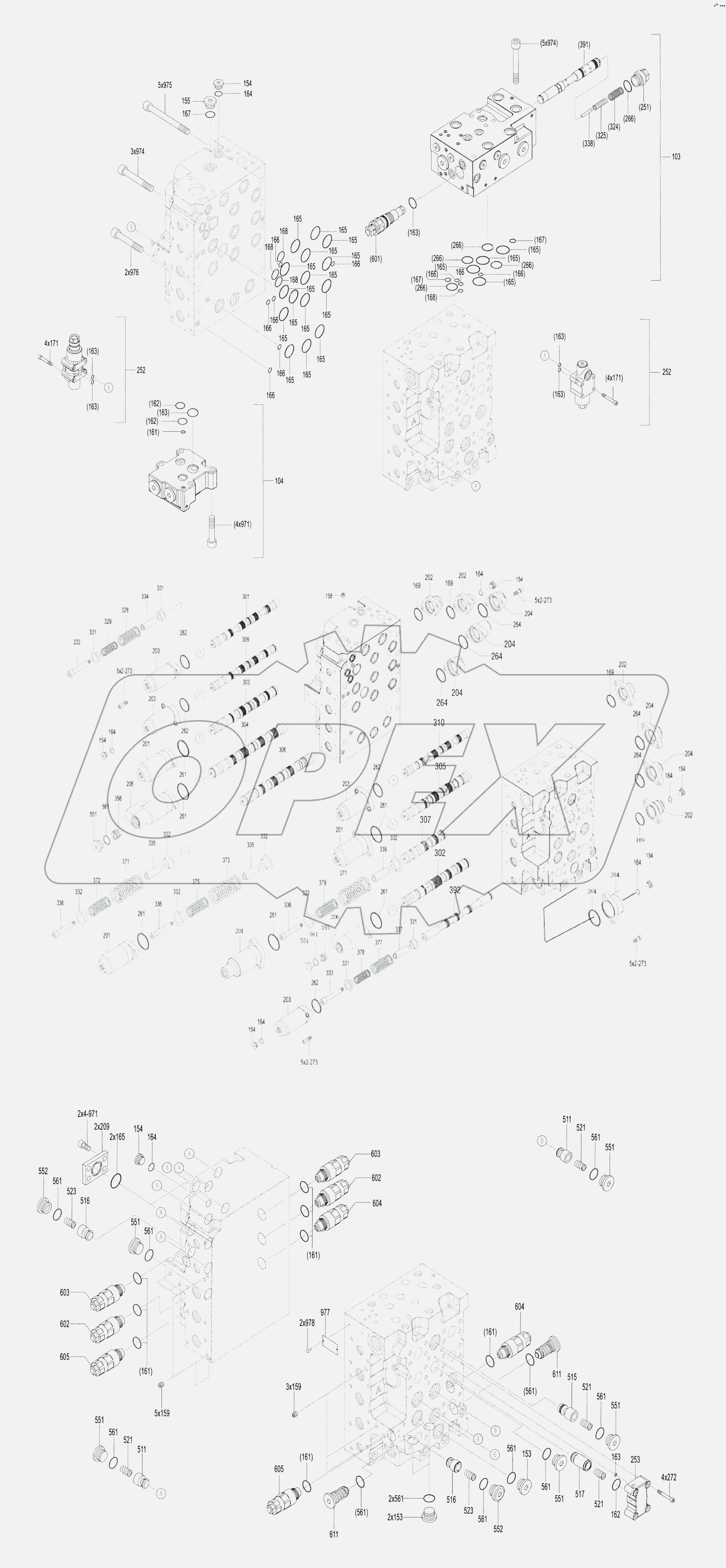 12C2159 000 MAIN CONTROL VALVE