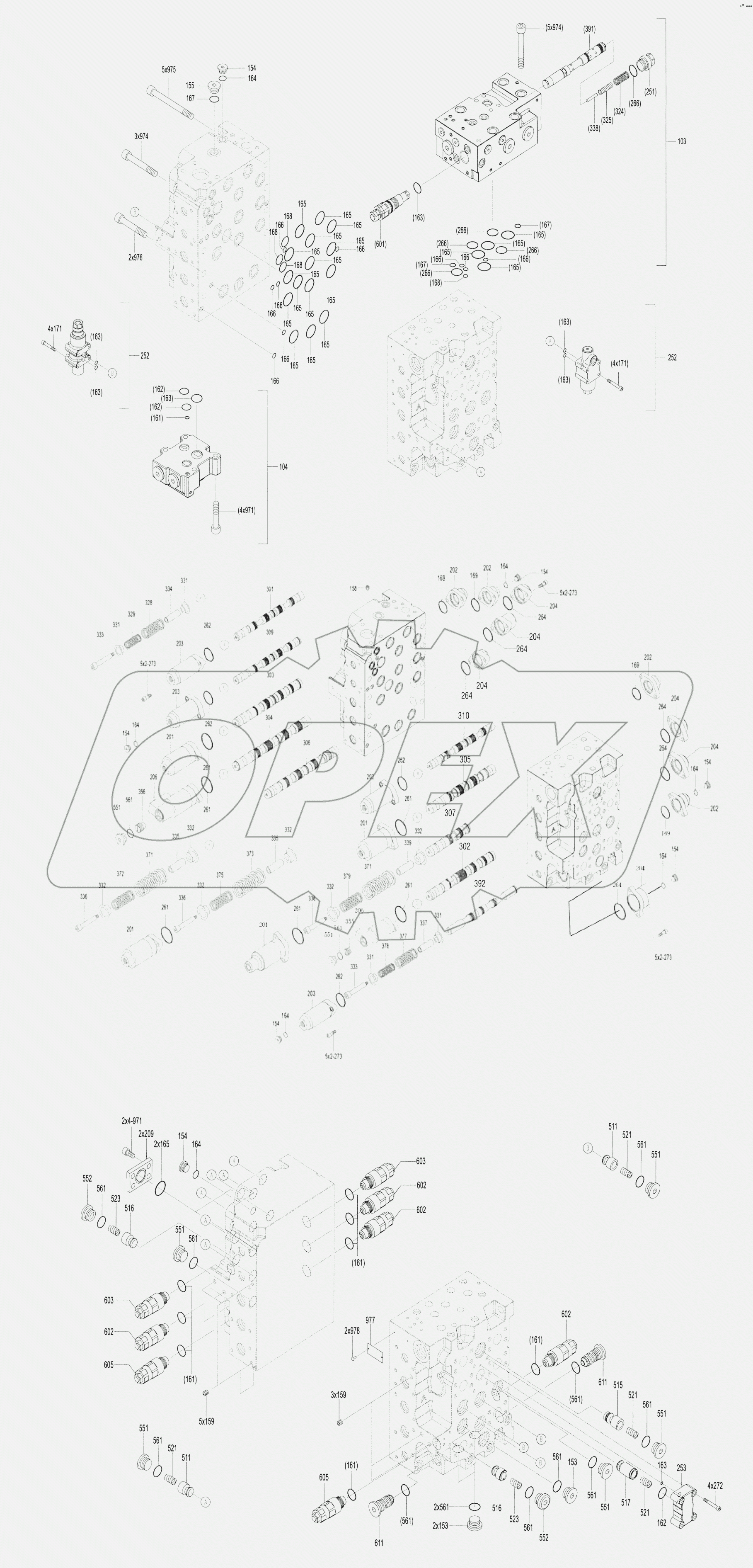 12C2410 000 MAIN CONTROL VALVE