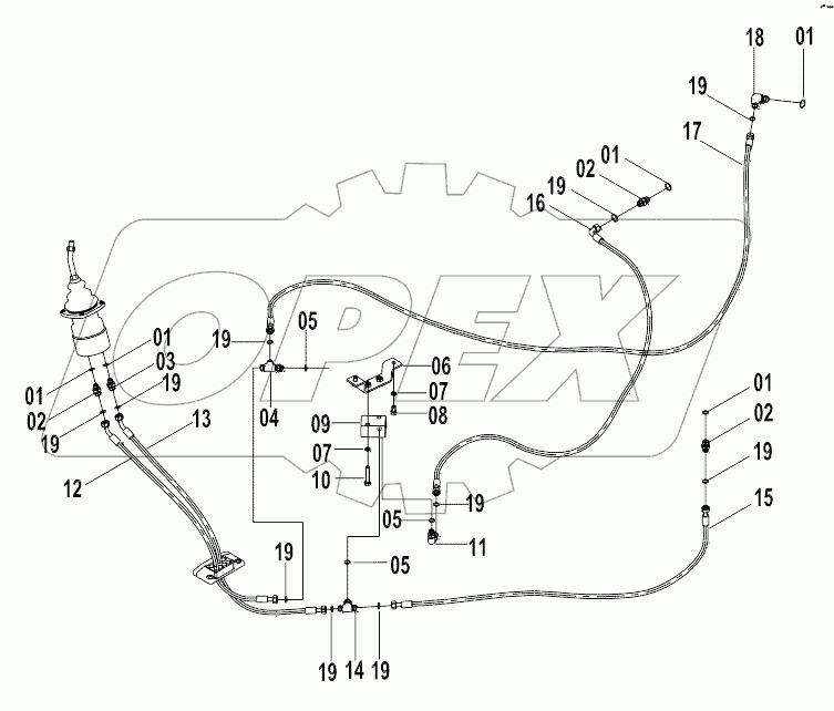 12E0201 PILOT HYDRAULIC SYSTEM (D)