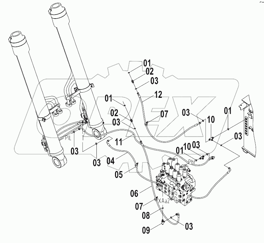 11E0521 (E) WORK IMPLEMENT LINES AS
