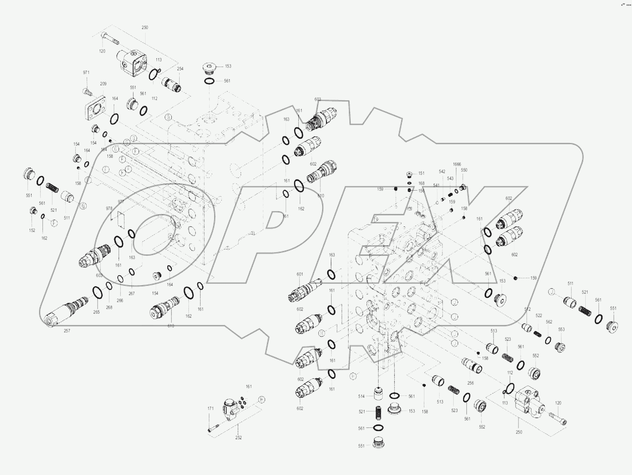 12C4117-000-01 MAIN CONTROL VALVE