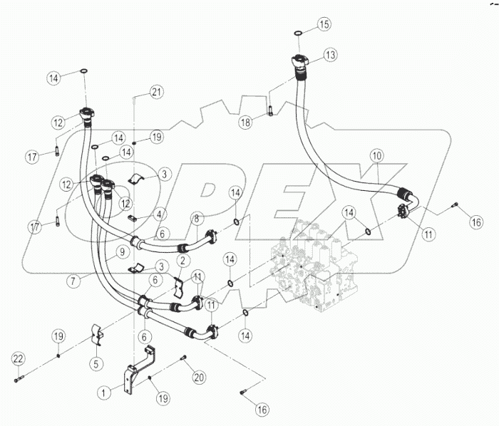 15Y0690-000-04 MAIN HYDRAULIC SYSTEM